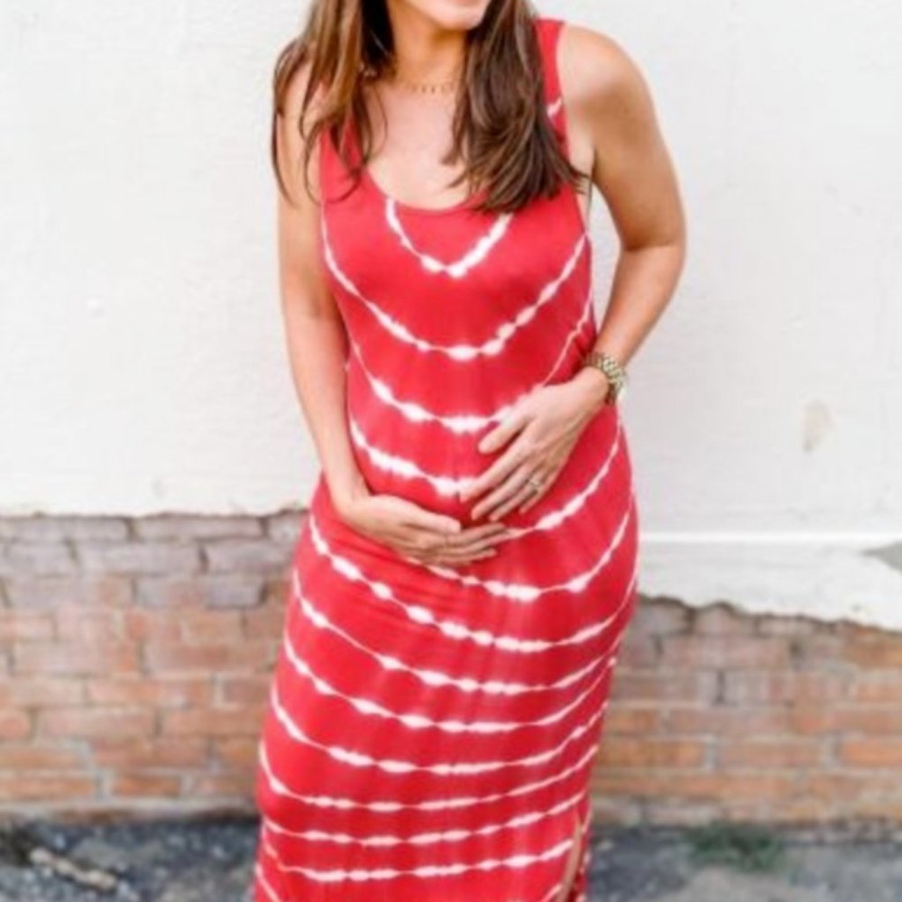 Sleeveless  Maternity Dress